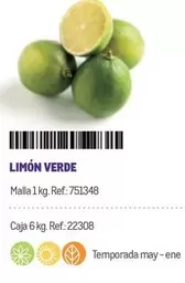 Oferta de Limón Verde en Makro