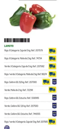 Oferta de Chef - Lamuyo en Makro