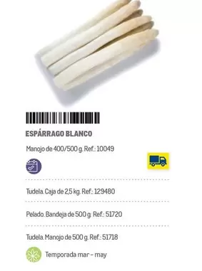 Oferta de Blanco - Espárrago en Makro