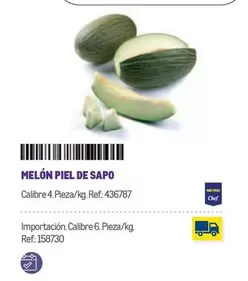 Oferta de Chef - Melon Piel De Sapo en Makro