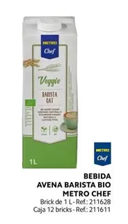 Oferta de Chef - Metro  - Bebida Avena Barista Bio en Makro