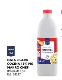 Oferta de Makro - Nata Ligera Cocina 15% Mg en Makro