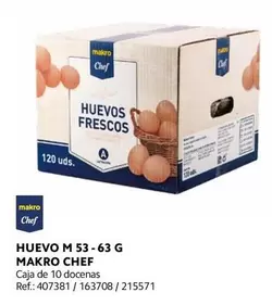 Oferta de Makro - Huevo M 53 - 63 G en Makro