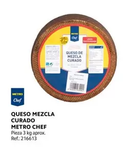 Oferta de Chef - Metro  - Queso Mezcla Curado en Makro