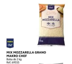 Oferta de Chef - Makro  - Mix Mozzarella Grano en Makro