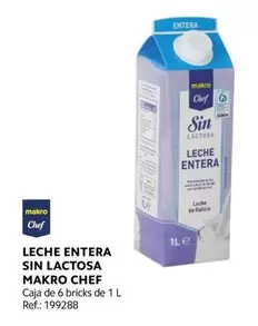 Oferta de Makro - Leche Entera Sin Lactosa Chef en Makro