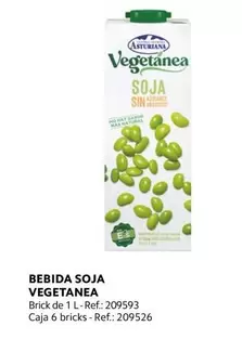 Oferta de La Asturiana - Bebida Soja Vegetanea en Makro