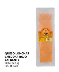 Oferta de Lafuente - Queso Lonchas Cheddar Rojo en Makro