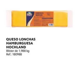 Oferta de Hochland - Queso Lonchas Hamburguesa en Makro