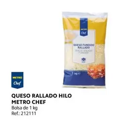 Oferta de Chef - Metro  - Queso Rallado Hilo en Makro