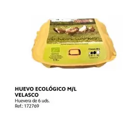 Oferta de Huevo Ecológico M/l Velasco en Makro