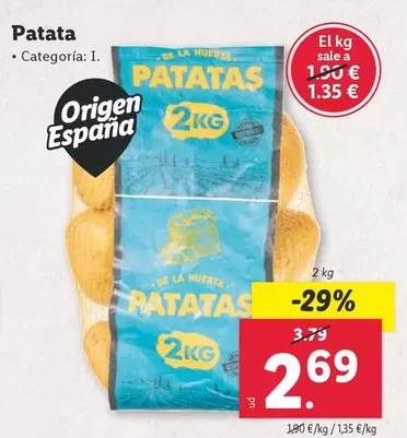 Oferta de Origen - Patata por 2,69€ en Lidl