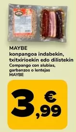 Oferta de Maybel - Compango Con Alubias, Garbanzos O Lentejas por 3,99€ en Supeco