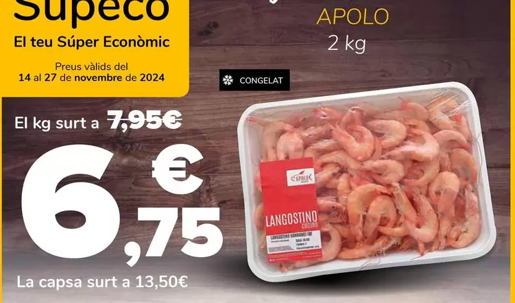 Oferta de Apolo - Llagosti Cuit por 6,75€ en Supeco