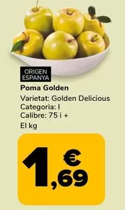 Oferta de Poma Golden por 1,69€ en Supeco