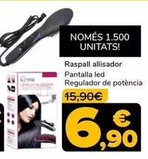 Oferta de Raspall Allisador Pantalla Led Regulador De Potència por 6,9€ en Supeco