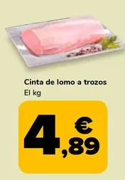 Oferta de Cinta De Lomo A Trozos por 4,89€ en Supeco