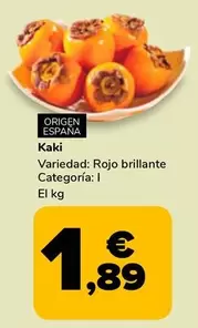 Oferta de Kaki por 1,89€ en Supeco