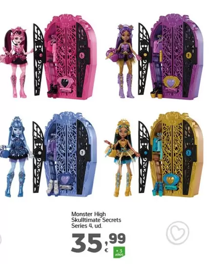 Oferta de Monster High - High Skulltimate Secrets Series 4 por 35,99€ en HiperDino