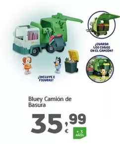 Oferta de Bluey - Camión De Basura por 35,99€ en HiperDino