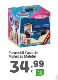 Oferta de Playmobil - Casa De Muñecas Maletin por 34,99€ en HiperDino