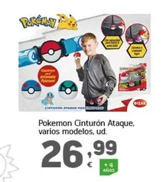 Oferta de Pokemon - Cinturon Ataque por 26,99€ en HiperDino