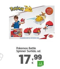 Oferta de Pokemon - Battle Spinner Surtido  por 17,99€ en HiperDino