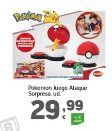 Oferta de Pokemon - Juego Ataque Sorpresa por 29,99€ en HiperDino