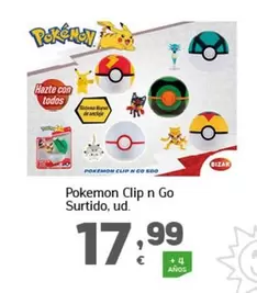 Oferta de Pokemon - Clip N Go Surtido por 17,99€ en HiperDino