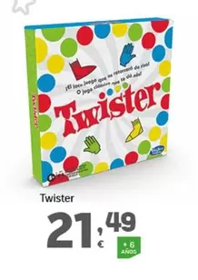 Oferta de Hasbro - Twister por 21,49€ en HiperDino