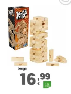 Oferta de Hasbro - Jenga por 16,99€ en HiperDino