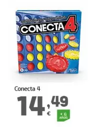 Oferta de Hasbro - Conecta 4 por 14,49€ en HiperDino