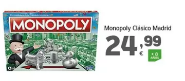 Oferta de Monopoly -  Clasico Madrid por 24,99€ en HiperDino