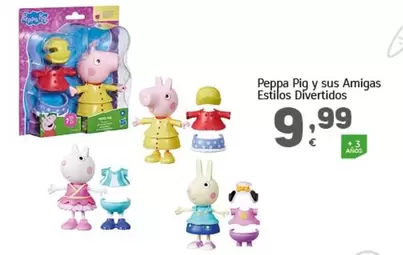 Oferta de Peppa Pig - Sus Amigos Estilos Divertidos por 9,99€ en HiperDino