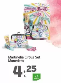 Oferta de Martinelia - Circus Set Monedero por 4,25€ en HiperDino