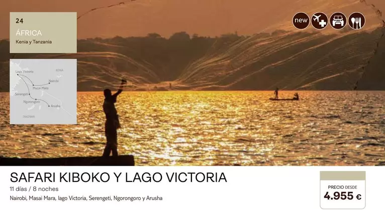 Oferta de Tanzania - Safari Kiboko Y Lago Victoria por 4955€ en Tui Travel PLC