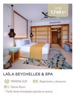 Oferta de Deluxe - Laila Seychelles & por 1749€ en Tui Travel PLC