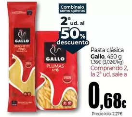 Oferta de Gallo - Pasta Clasica por 1,36€ en Unide Market