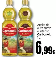 Oferta de Carbonell - Aceite De Oliva Suave O Intenso por 6,99€ en Unide Market