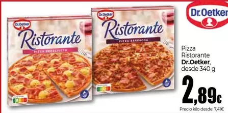 Oferta de Dr Oetker - Pizza Ristorante por 2,89€ en Unide Market