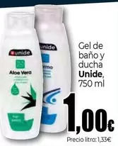 Oferta de Unide - Gel De Baño Y Ducha por 1€ en Unide Market