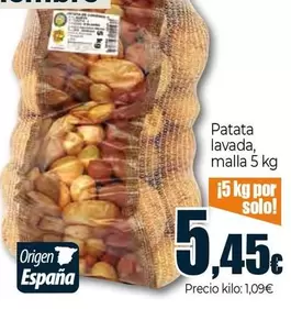 Oferta de Patata Lavada por 5,45€ en Unide Supermercados