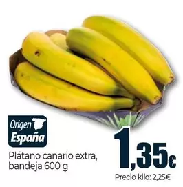 Oferta de Platano Canario Extra por 1,35€ en Unide Supermercados