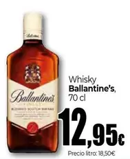 Oferta de Ballantine's - Whisky por 12,95€ en Unide Supermercados