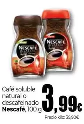 Oferta de Nescafé - Café Soluble Natural O Descafeinado por 3,99€ en Unide Supermercados