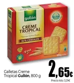 Oferta de Gullón - Galletas Creme Tropical por 2,65€ en Unide Supermercados