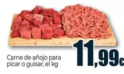 Oferta de Carne De Añojo Para Picar O Guisar por 11,99€ en Unide Supermercados