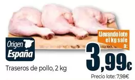 Oferta de Traseros De Pollo por 3,99€ en Unide Supermercados