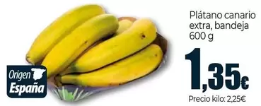 Oferta de Platano Canario Extra, Bandeja por 1,35€ en Unide Market