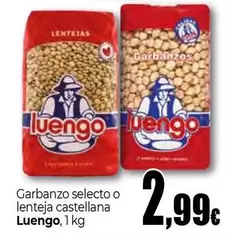 Oferta de Luengo - Garbanzo Selecto O Lenteja Castellana por 2,99€ en Unide Market